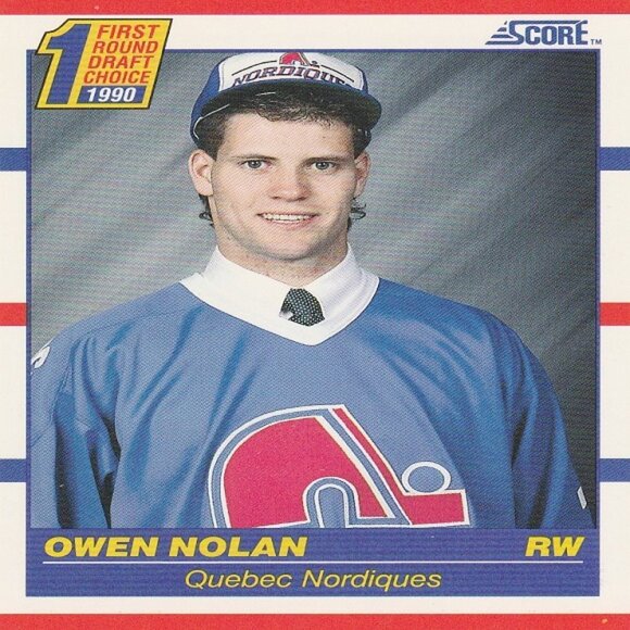 Owen Nolan NHL Hockey Collection - 9 Quebec Nordiques Hockey Cards - Picture 2 of 10